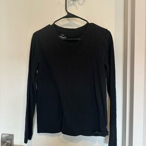 J. Crew Black Girlfriend Tee